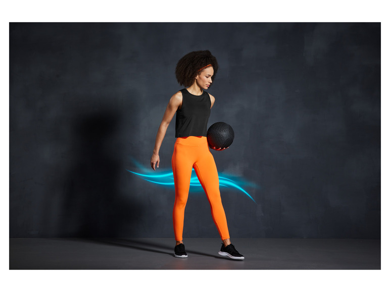 CRIVIT Damen Funktionstights mit dynamischer Kühltechnologie