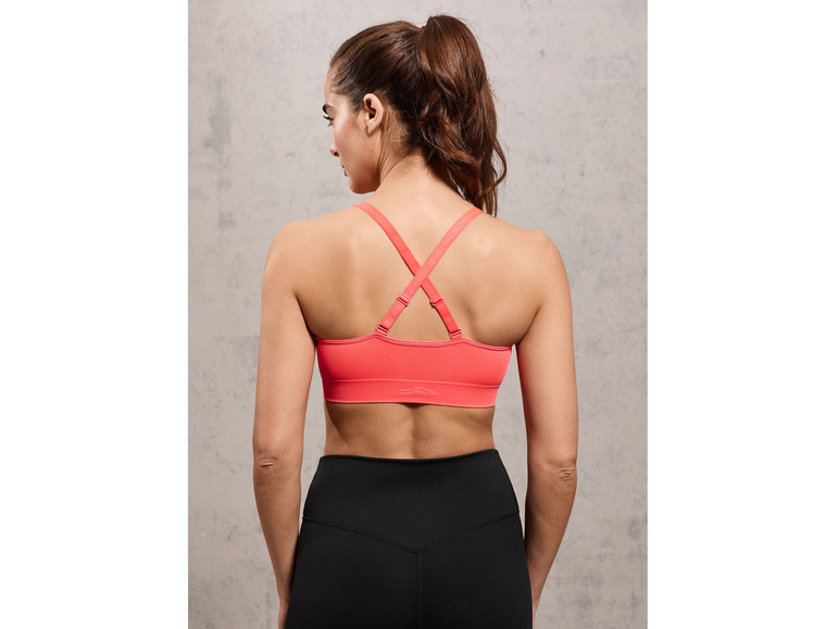 CRIVIT Damen Sport Bustier, Medium Level, seamless