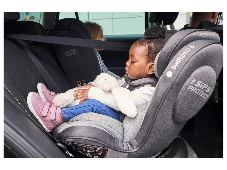 Osann Autokindersitz »Swift360 S«, 360-Grad-Drehfunktion, grau