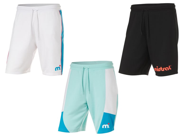 Mistral Herren Sweatshorts mit HeiQ Technologie Mint