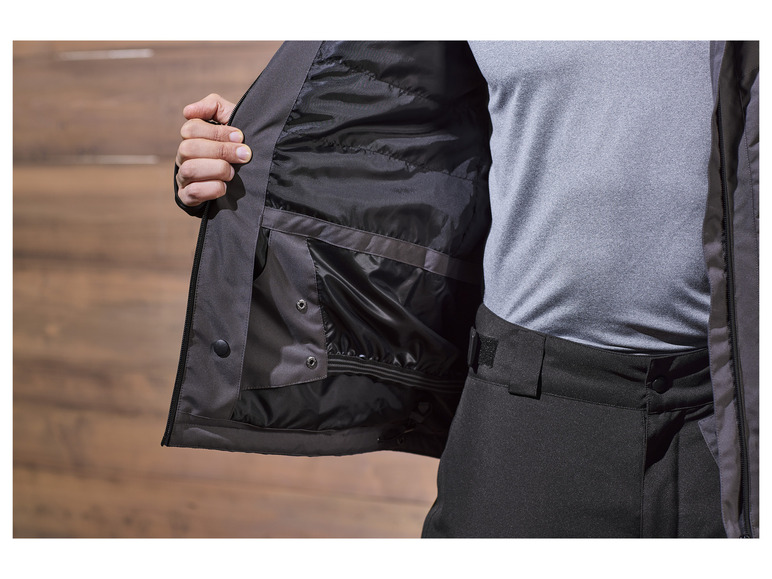 CRIVIT Herren Skijacke mit verstellbarem Schneefang