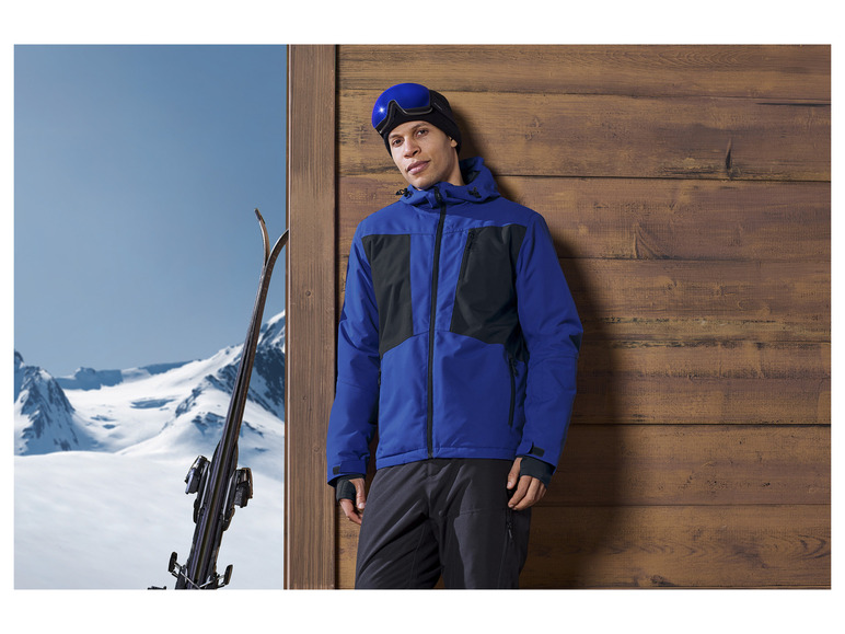 CRIVIT Herren Skijacke mit verstellbarem Schneefang