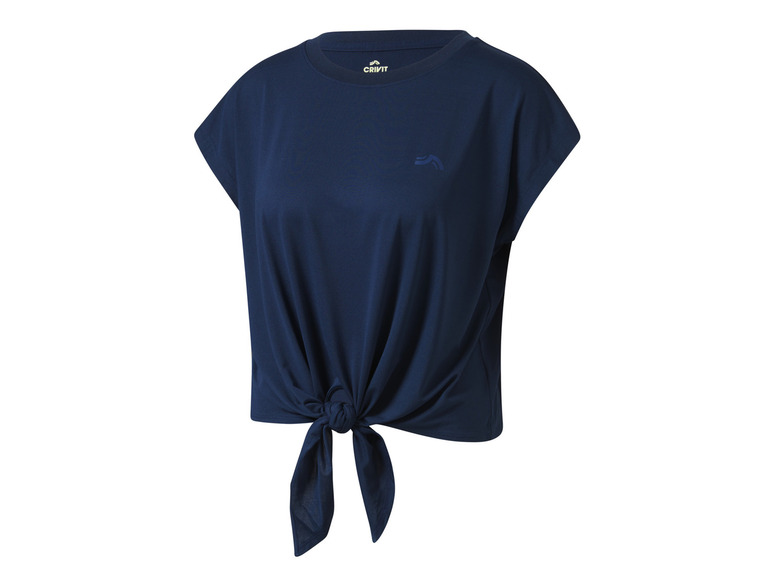CRIVIT Damen Funktionsshirt, modisch weit und kürzer geschnitten