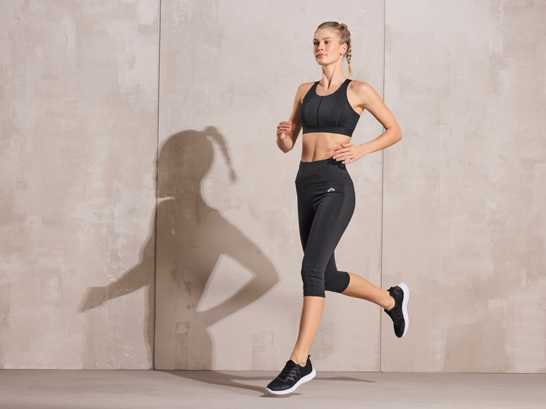 CRIVIT Damen Funktionscapri mit Handy-Tasche