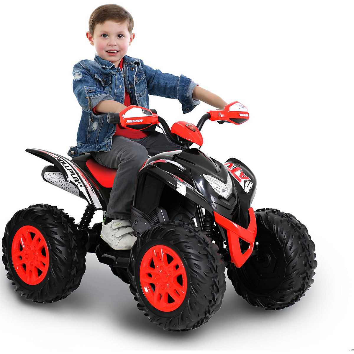 Rollplay 35551 POWERSPORT ATV MAX 12V schwarz/rot