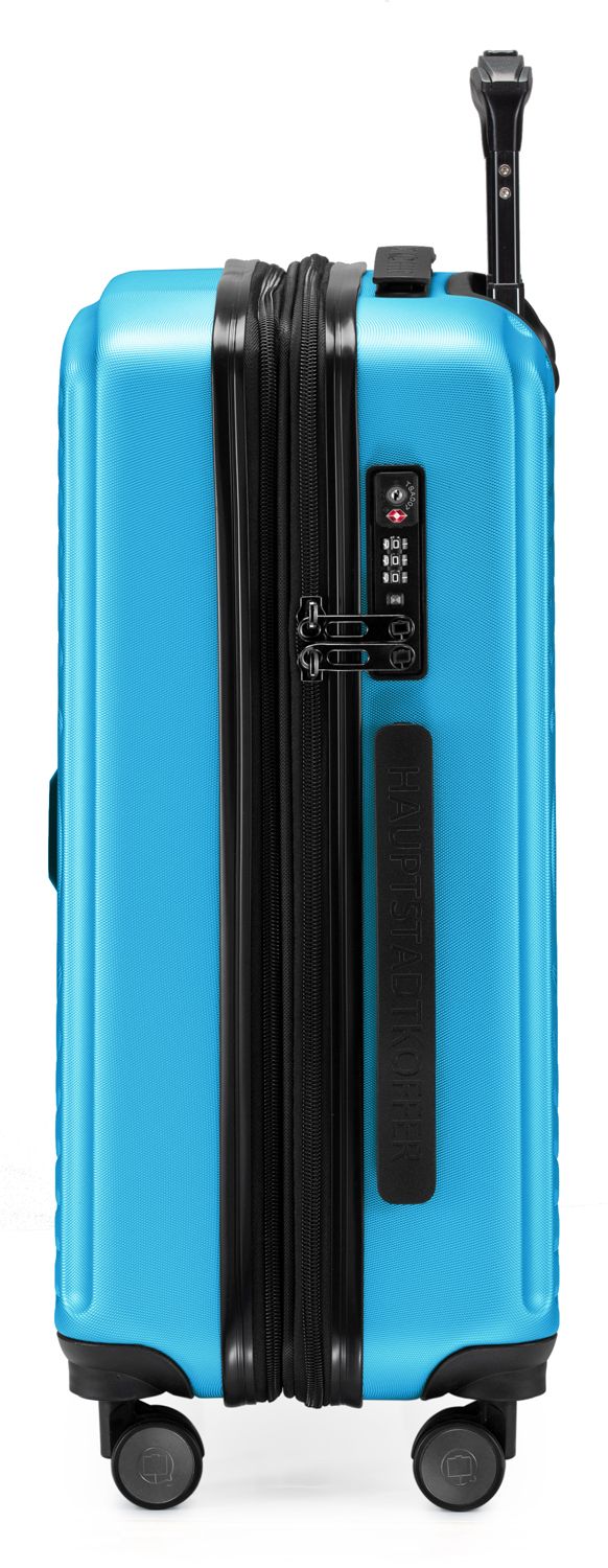 MITTE - hand luggage hard shell matt, XXL extension, TSA, 55 cm, 55 liters