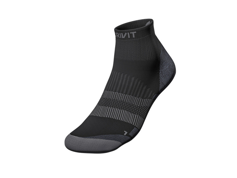 CRIVIT Damen Laufsocken, 2 Paar, feuchtigkeitsregulierung