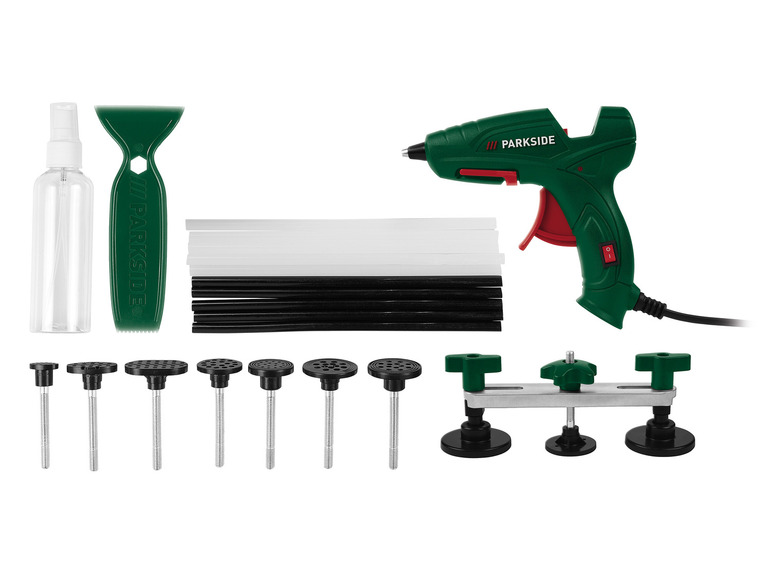 PARKSIDE® Dellen-Reparatur-Set, 21-teilig, mit Klebepistole