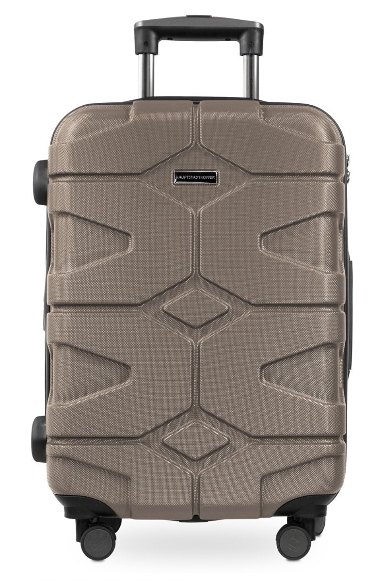 X-Kölln - hand luggage suitcase, hard shell autumn gold, TSA, 55 cm, 42-50 liters