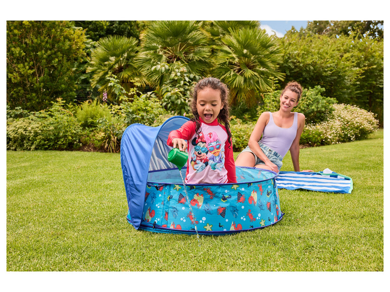 Playtive Pop Up Planschbecken, mit Sonnenschutzdach