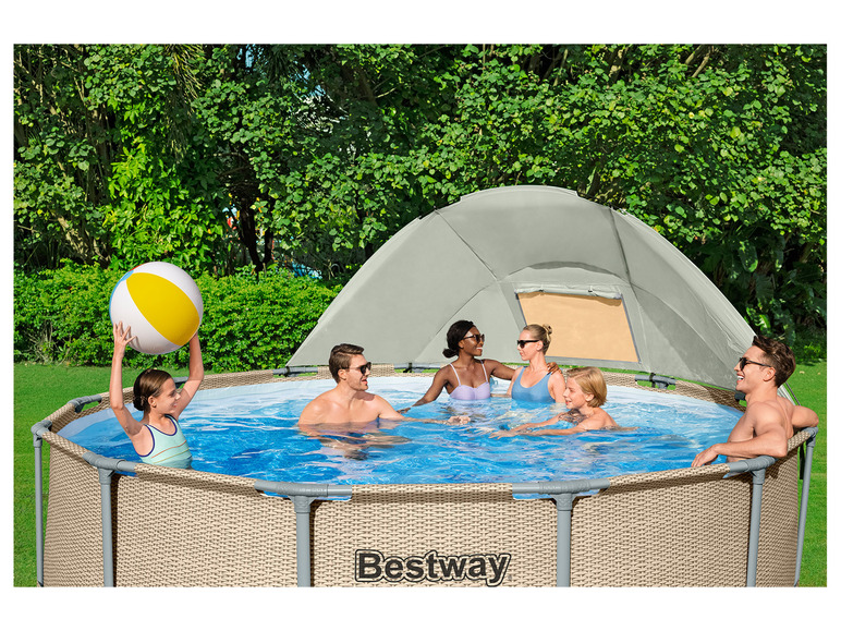 Bestway Frame Pool Komplett-Set mit Filterpumpe Ø 396 x 107 cm