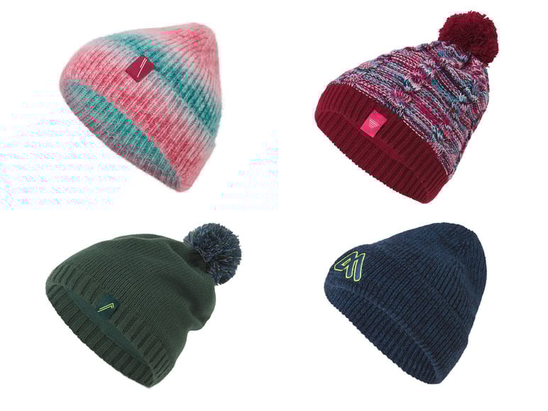 CRIVIT Kinder Strickmütze, modisch und wärmend