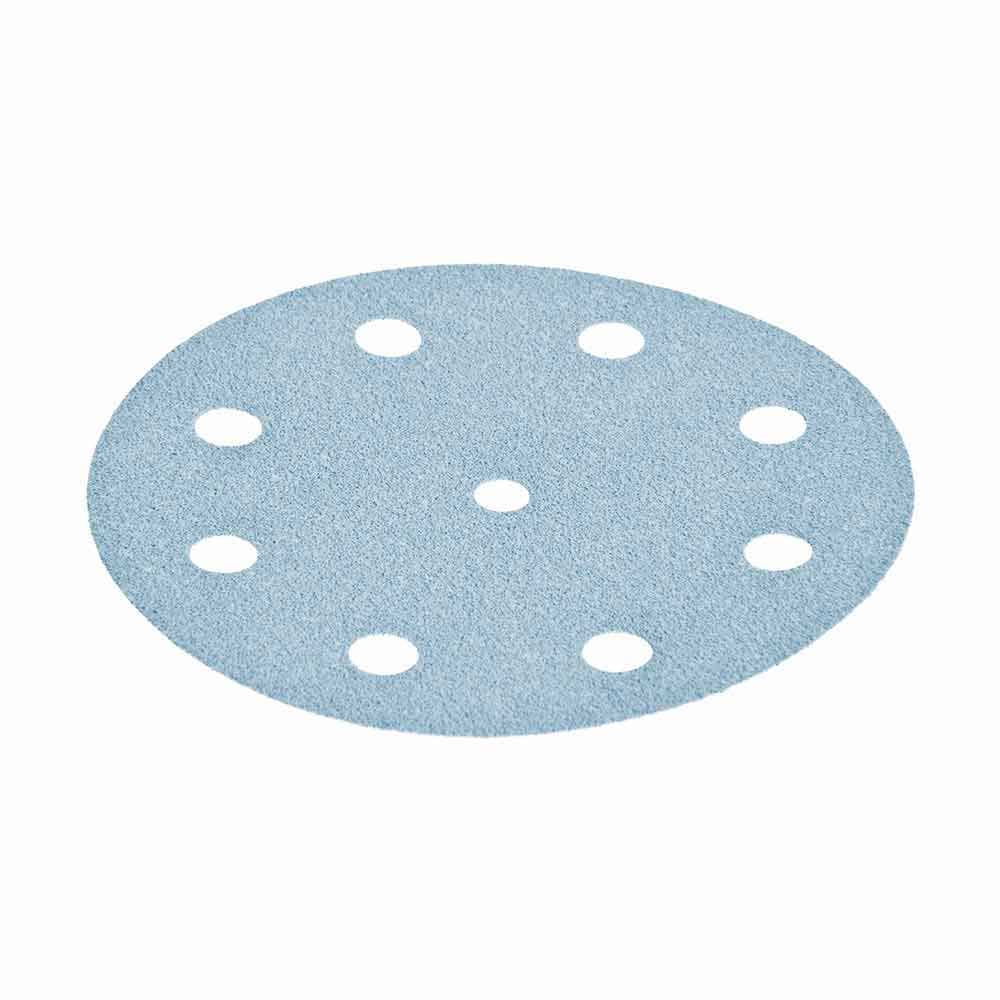 FESTOOL 125mm 32G Hook & Loop Sanding Disc - GRANAT - 10 Piece 497150