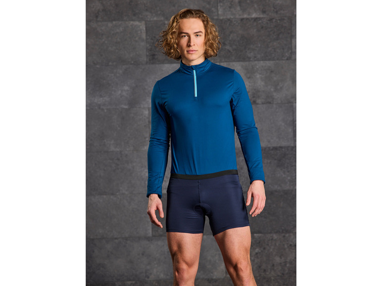 CRIVIT Herren 2-in-1-Funktionshose mit Sitzpolster