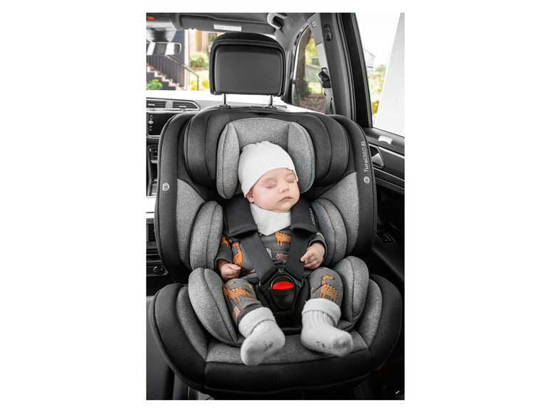 Osann Autokindersitz »Turai360 SL«, 360-Grad-Drehfunktion, grau