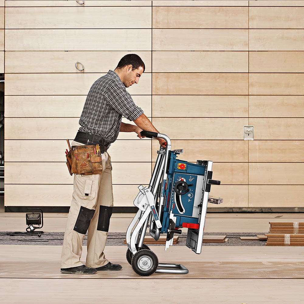 BOSCH Table Saw Stand Folding Trolley Gravity Rise GTA60W