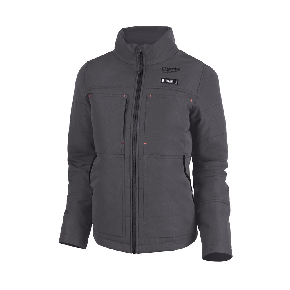 MILWAUKEE M12 AXIS Heated Women's Jacket Grey Skin M12HJWGREY30