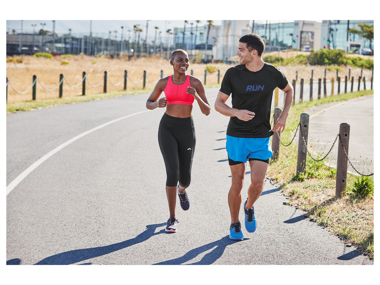 CRIVIT Damen Sportbustier, High-Level, mit Mesh-Einsätzen