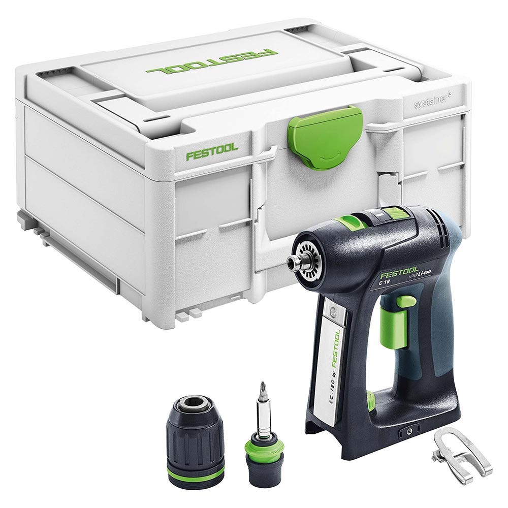 FESTOOL 18V C 2-Speed Drill In Systainer Skin 576434