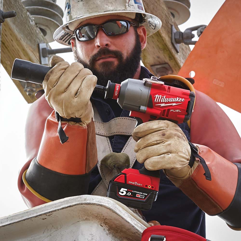 MILWAUKEE 18V FUEL 7/16inch HEX Utility High Torque Drill with ONE-KEY M18ONEFHIWH716-0