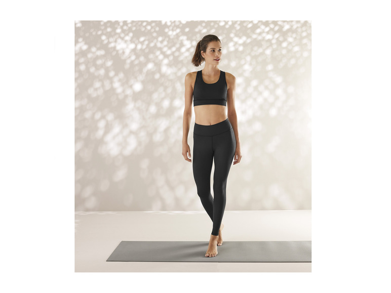 CRIVIT Damen Funktionstights, Schlüsseltasche im Bund