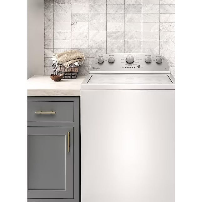 Whirlpool 3.5-cu ft High Efficiency Agitator Top-Load Washer (White)