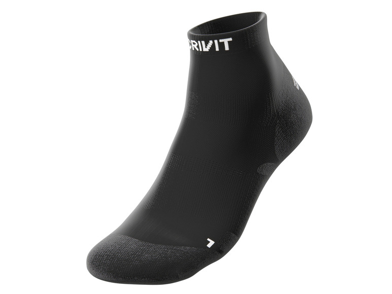 CRIVIT Damen Fahrradsocken, 2 Paar, mit SmartStep-Fußbett