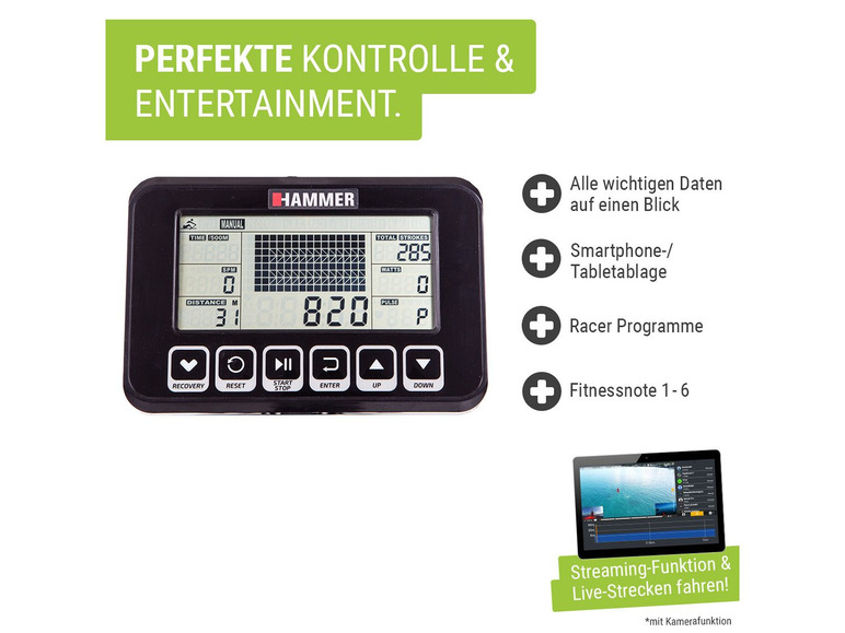 HAMMER Wasserrudergerät Ocean One