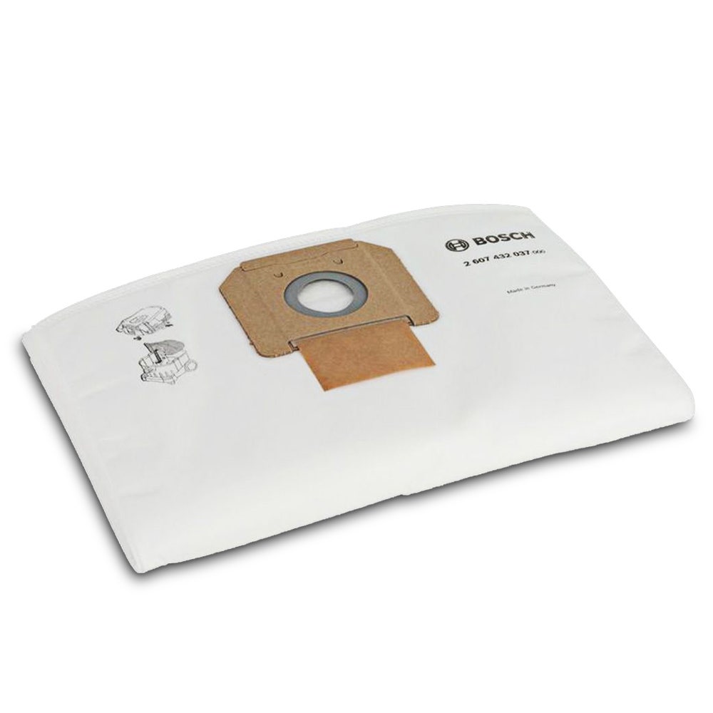 BOSCH 5pk Fleece Vacuum Filter Bag 2607432037
