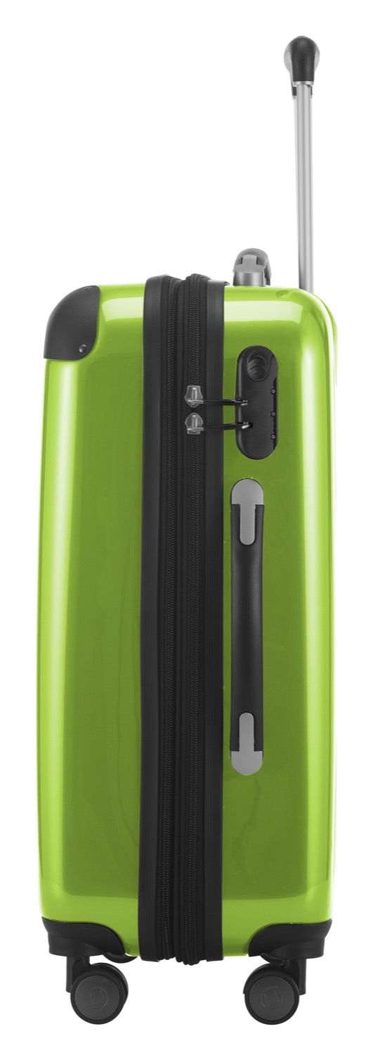 Alex - hand luggage hard shell glossy apple green, 55 cm, 42 liters