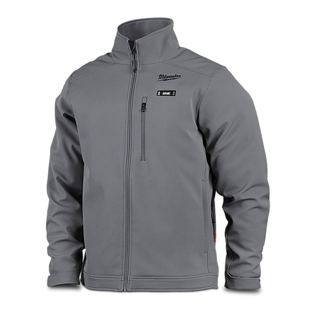 MILWAUKEE 12V Heated TOUGHSHELL Jacket Grey Skin M12THJGREY0