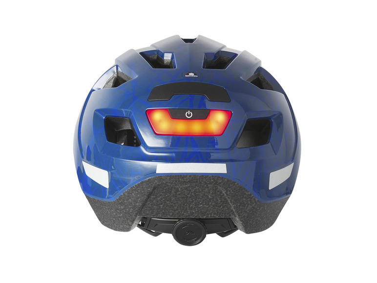 CRIVIT Kinder-Fahrradhelm, mit abnehmbarem Rücklicht