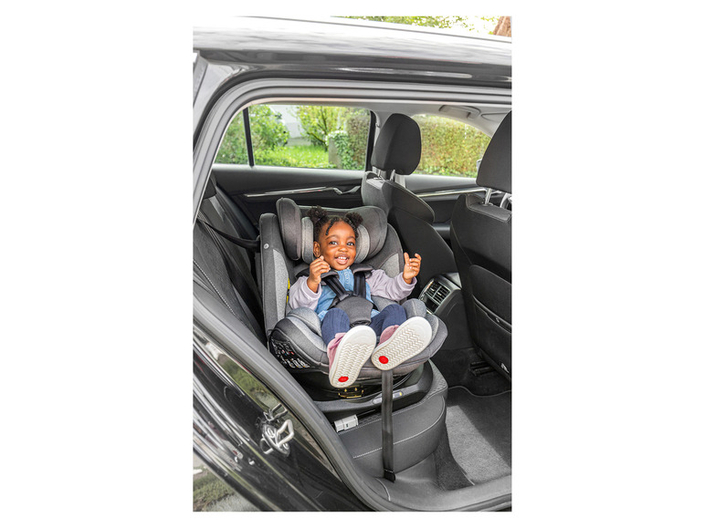 Osann Autokindersitz »Swift360 S«, 360-Grad-Drehfunktion, grau