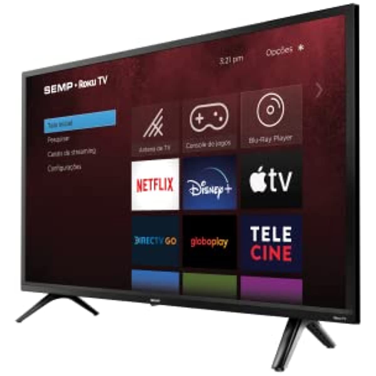 Smart TV LED 32' HD Semp 32R5500 - Wifi, HDMI, USB