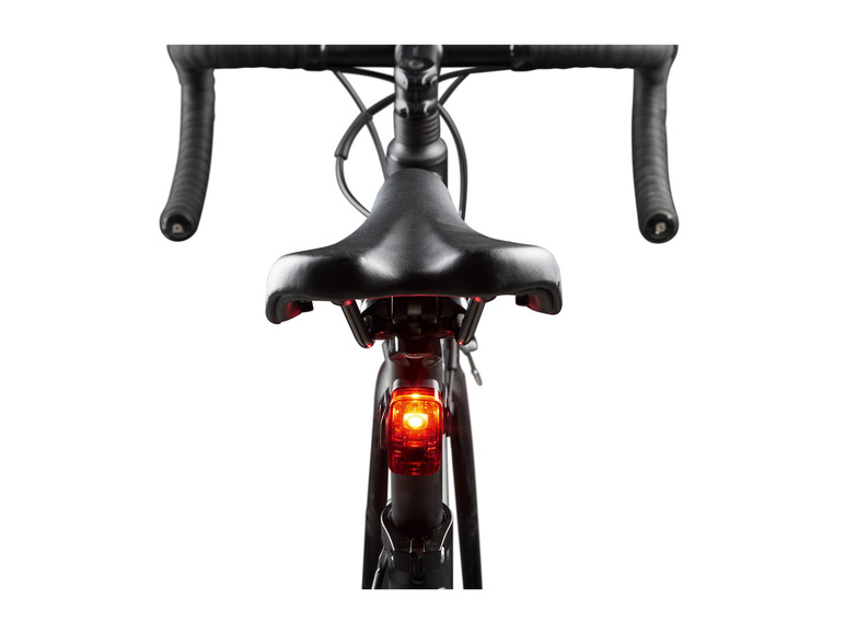 CRIVIT LED Fahrradleuchtenset 70/30/15 Lux