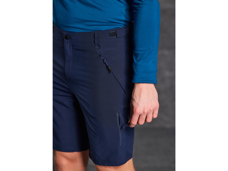 CRIVIT Herren 2-in-1-Funktionshose mit Sitzpolster