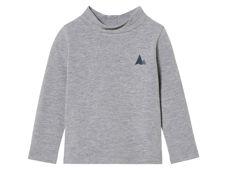 lupilu® Kinder-Thermo-Langarmshirts, mit Bio-Baumwolle, 2 Stück