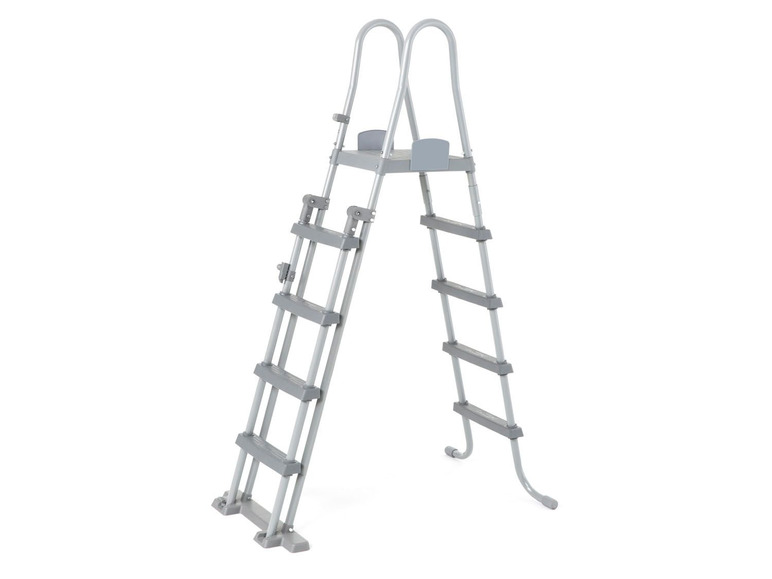 Bestway Power Steel™ Framepool Komplett-Set, rund mit Filterpumpe, Sicherheitsleiter und Abdeckplane