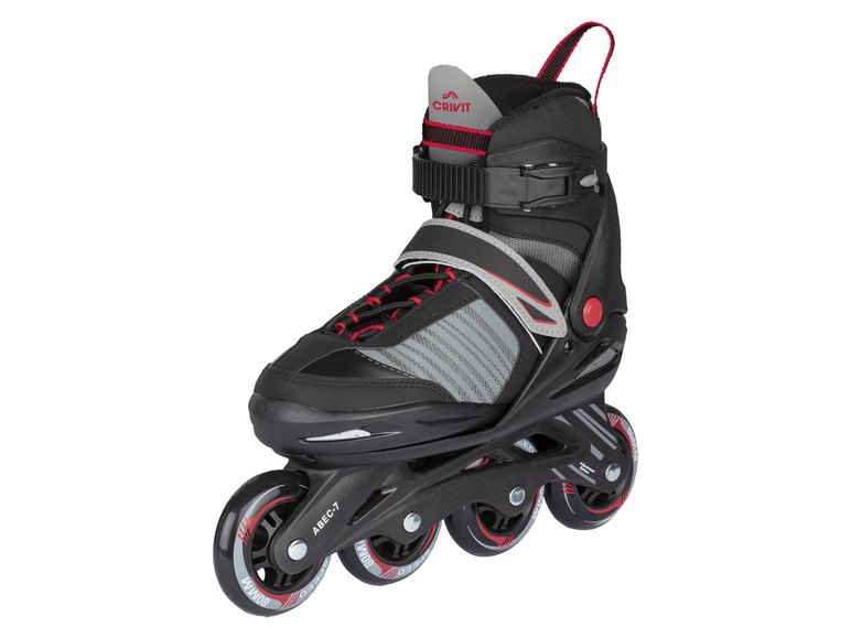 CRIVIT Inlineskates, patentierte Weiten- und Längeneinstellung