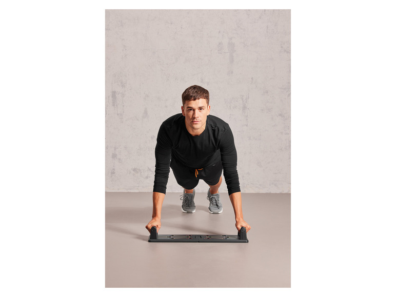 CRIVIT Push-up-Board / Fitnessroller, mit ergonomischen Griffen