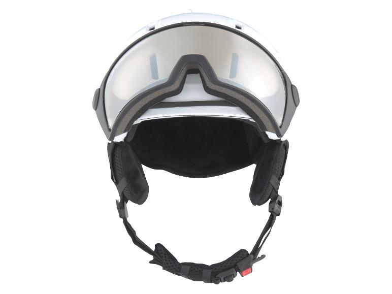 CRIVIT Kinder Skihelm mit selbsttönendem Visier Gr. S/M