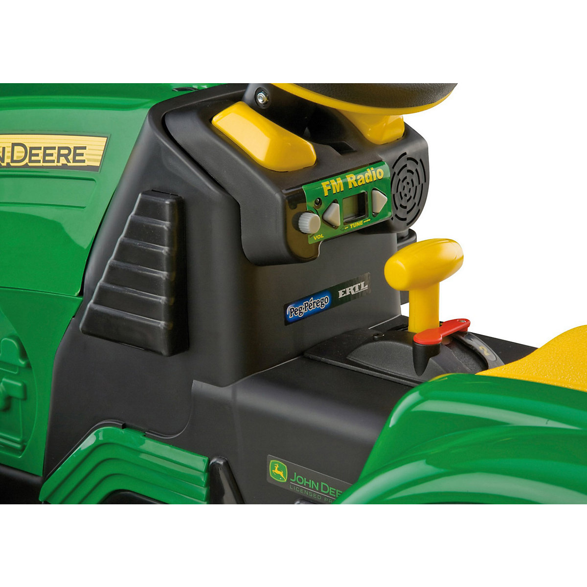 John Deere Elektrofahrzeug mit Anhänger 12V