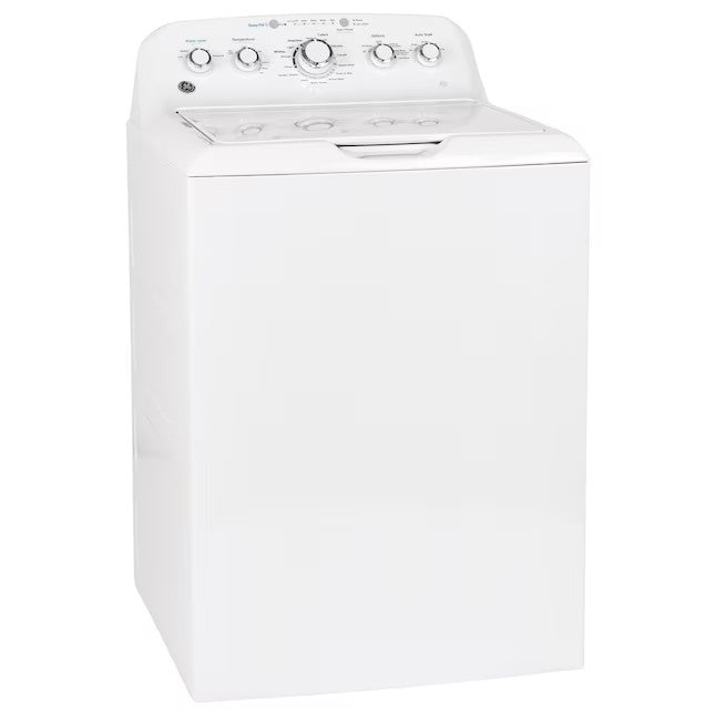 GE 4.5-cu ft High Efficiency Agitator Top-Load Washer (White)