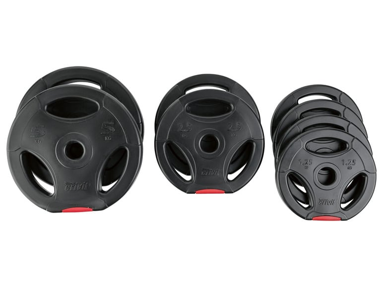 CRIVIT Gewichteset 20kg, 8-teilig