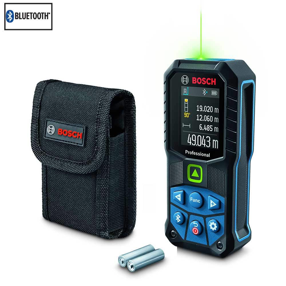 BOSCH 50M Green Beam Bluetooth Connected Distance Measurer GLM 50-27 CG 0.601.072.UK0