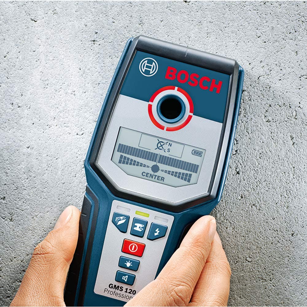 BOSCH Stud Metal & Live Cable Detector GMS120 0601081000