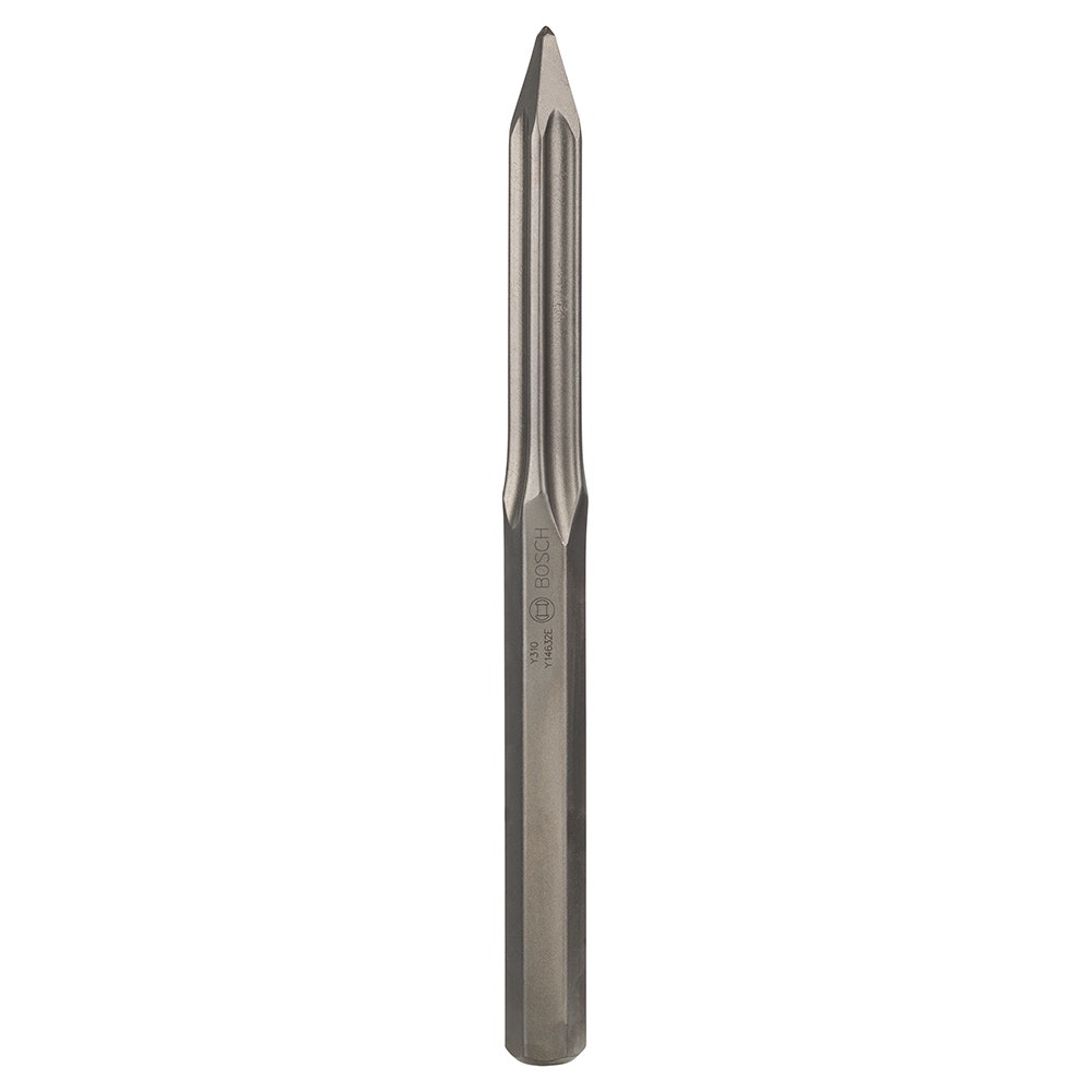 BOSCH 400mm 28mm-Hex Self-Sharpening Moil Pointed Chisel
