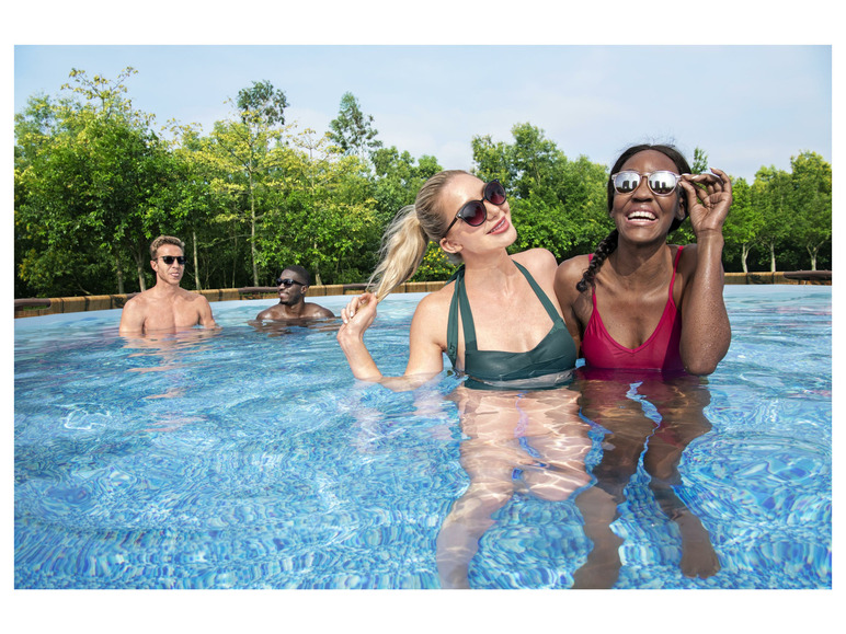 Bestway Power Steel™ Swim Vista Series™ Frame Pool Komplett-Set mit Filterpumpe, ca. Ø 549 x 122 cm