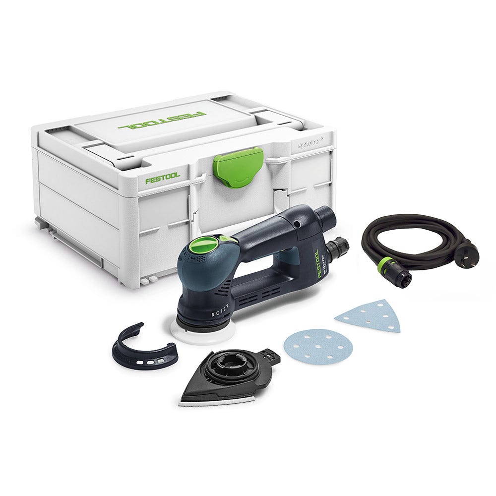FESTOOL RO 90mm ROTEX 4-in-1 Random Orbital Sander in Systainer 576264