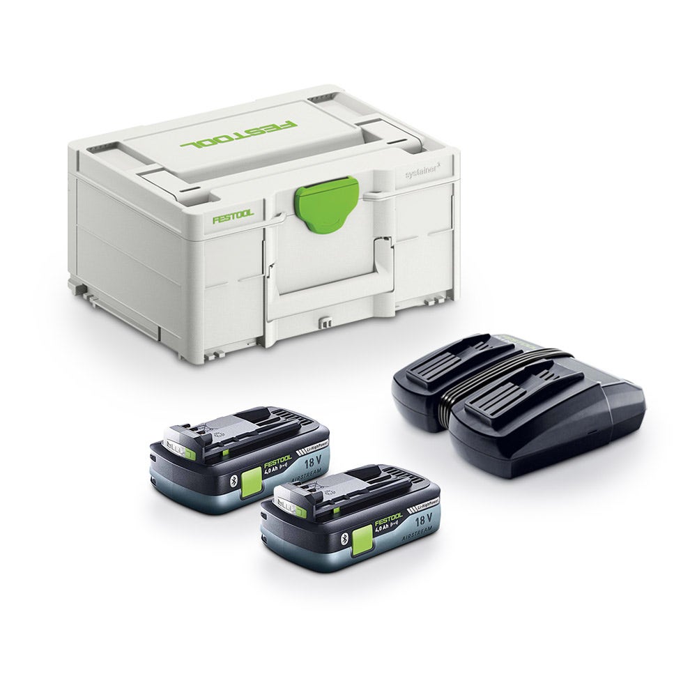 FESTOOL SYS 18V 2 x 4.0Ah Energy Set TCL6 Duo in Systainer 577106